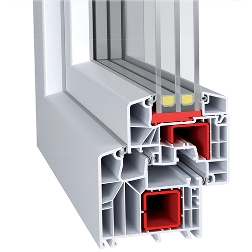 Plastikiniai langai Aluplast IDEAL 8000 (6 kamerų 3-jų tarpinių)